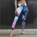 Leggings da yoga personalizzato all&#39;ingrosso per le donne